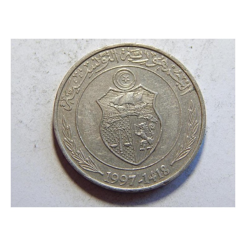 Tunisko 1 Dinar 1997 R XF č38143 Tunisko 1 Dinar 1997 R XF č38143