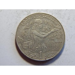 Tunisko 1 Dinar 1997 R XF č38143 