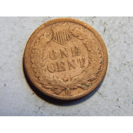 USA 1 Cent 1906 indián VF č38987 