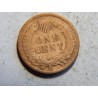 USA 1 Cent 1906 indián VF č38987 
