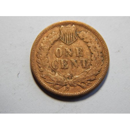 USA 1 Cent 1906 indián VF-XF č39055 