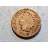 USA 1 Cent 1908 indián VF-XF č38982 