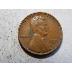 USA 1 Cent 1937 S XF č39031 
