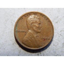 USA 1 Cent 1938 XF č39030 