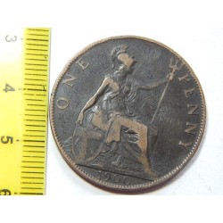 Anglie 1 Penny 1900 XF č32129 