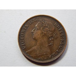 Anglie 1 Farthing 1886 XF-UNC č31593 