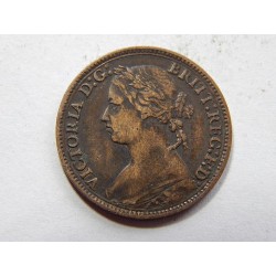 Anglie 1 Farthing 1880 XF-UNC č31525 