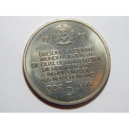 Německo DDR 5 Mark 1985 A Dresden UNC č28995