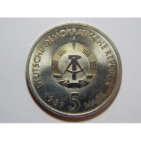Německo DDR 5 Mark 1987 A Nikolai Viertel UNC č28996
