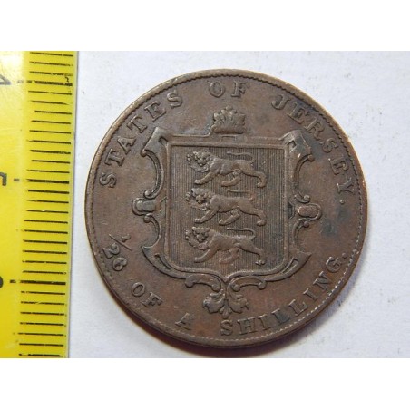 Jersey 1⁄24 Shilling 1844 RR XF č32192