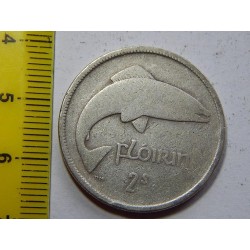 Irsko 1 Florin 1928 Ag VF č32198 