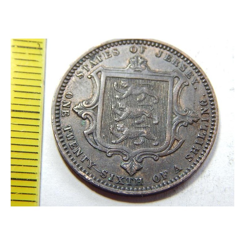 Jersey 1⁄26 Shilling 1871 RR UNC č32199 Jersey 1⁄26 Shilling 1871 RR UNC č32199