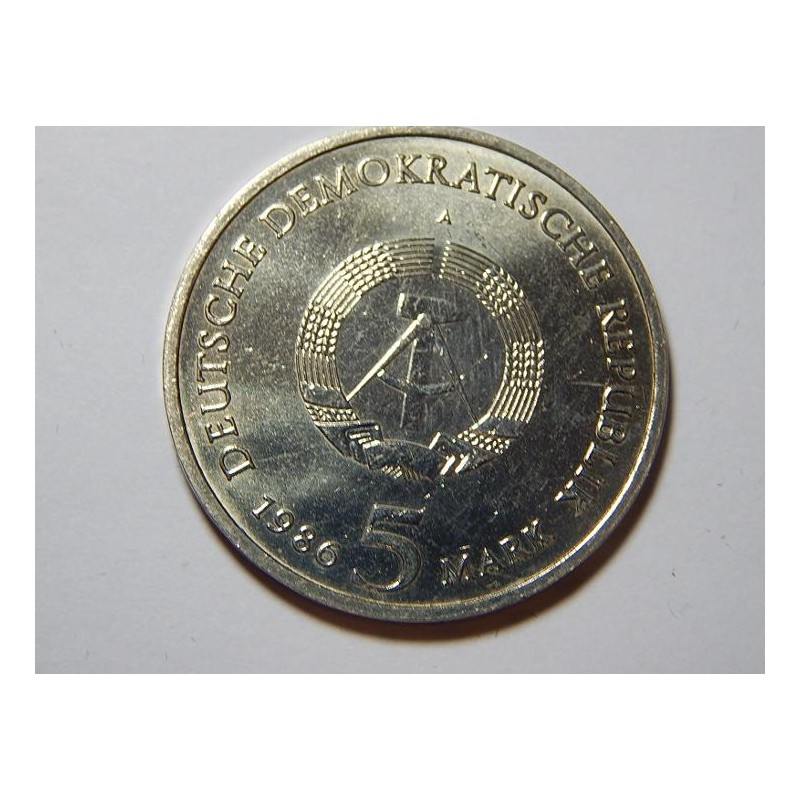 Německo DDR 5 Mark 1986 A Sanssouci Potsdam UNC č28851 Německo DDR 5 Mark 1986 A Sanssouci Potsdam UNC č28851