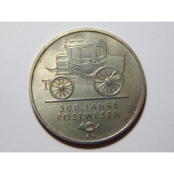 Německo DDR 5 Mark 1990 A 500 Jahre Postwerssen UNC č28853