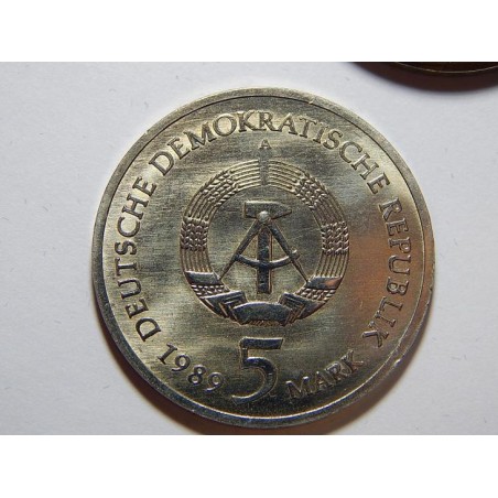 Německo DDR 5 Mark 1989 A Marien Kirche UNC č28919