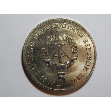 Německo DDR 5 Mark 1989 A Marien Kirche UNC č28935