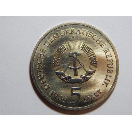 Německo DDR 5 Mark 1989 A Marien Kirche UNC č28937