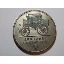 Německo DDR 5 Mark 1990 A 500 Jahre Postwerssen UNC č28817