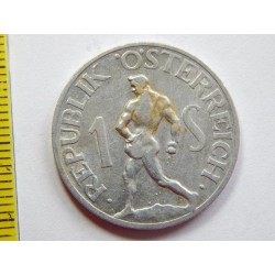 Rakousko 1 Schilling 1947 XF-UNC č31629 