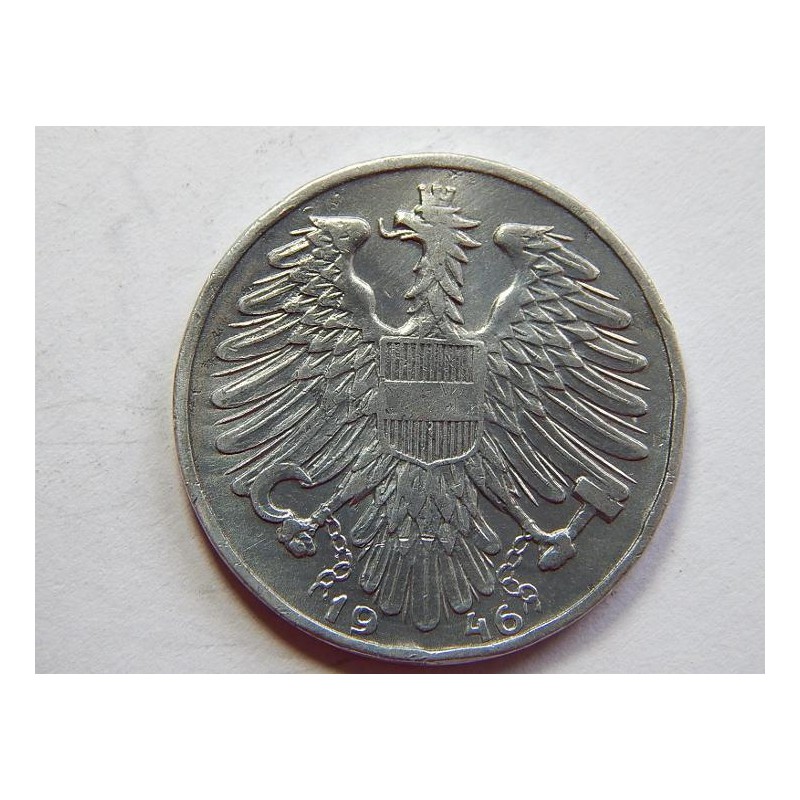 Rakousko 1 Schilling 1946 XF č31853 Rakousko 1 Schilling 1946 XF č31853