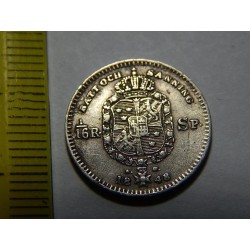 Švédsko 1⁄16 Riksdaler Specie 1848 R Ag XF č29172