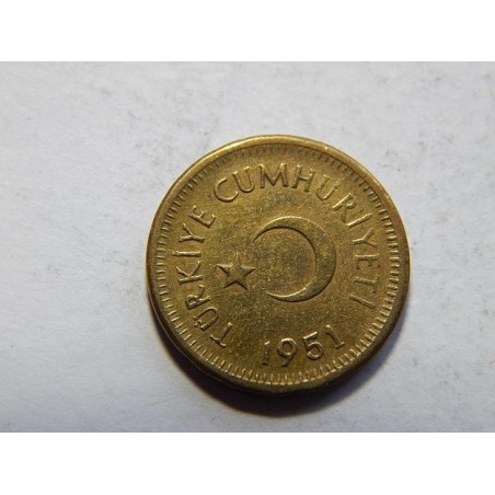 Turecko 5 Kurus 1951 XF č29517 