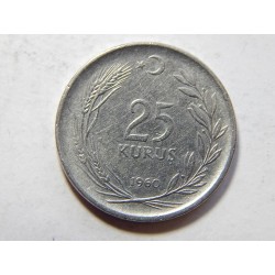 Turecko 25 Kurus 1960 XF č29364 