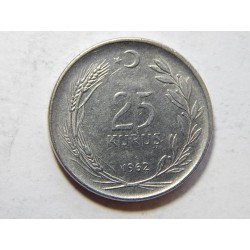 Turecko 25 Kurus 1962 UNC č29335 