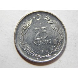 Turecko 25 Kurus 1974 UNC č29334 