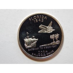 USA ¼ Dollar 2004 S Florida R PROOF č29243