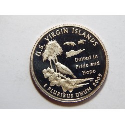 USA ¼ Dollar 2009 S U.S. Virgin Islands R PROOF č29235