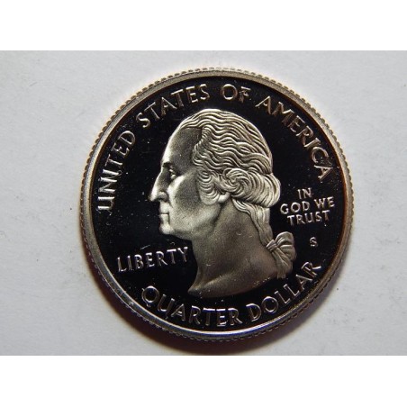 USA ¼ Dollar 2007 S Idaho R PROOF č29234