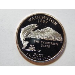 USA ¼ Dollar 2007 S Washington R PROOF č29262