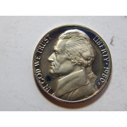 USA 5 Cents 1980 S R PROOF č29319