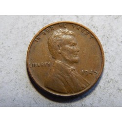 USA 1 Cent 1945 XF č38827 