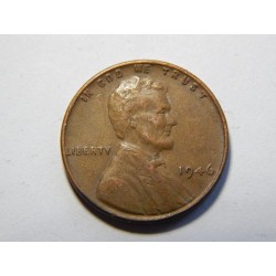USA 1 Cent 1946 XF č39048 