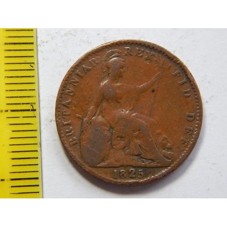 Anglie 1 Farthing 1825 VF č35020