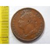 Anglie 1 Farthing 1825 VF č35020
