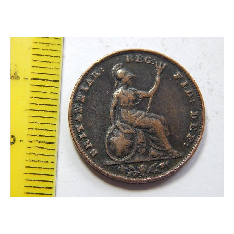 Anglie 1 Farthing 1850 RR VF-XF č30817 Anglie 1 Farthing 1850 RR VF-XF č30817