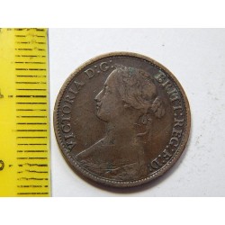 Anglie 1 Farthing 1862 VF-XF č30827