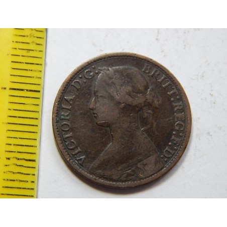 Anglie 1 Farthing 1872 VF č30816