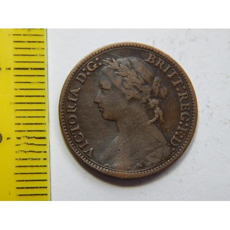 Anglie 1 Farthing 1879 VF č30807