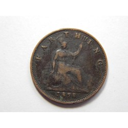 Anglie 1 Farthing 1878 VF č30795