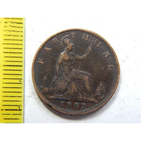 Anglie 1 Farthing 1882 H XF č35055