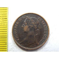 Anglie 1 Farthing 1882 H XF č35055