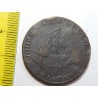 Anglie Half Penny Token 1795 loď VF č12206