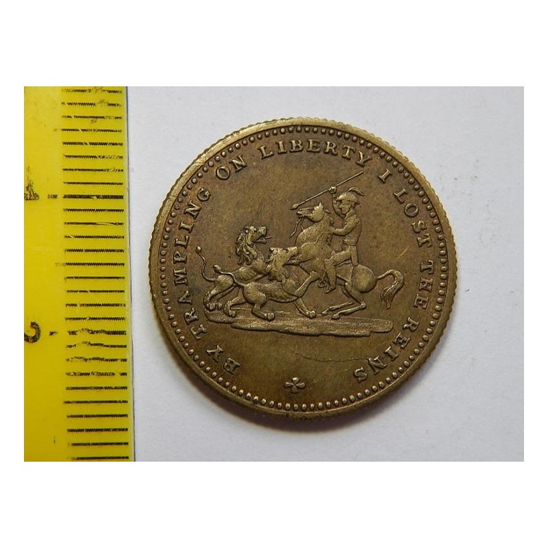 Anglie žeton korunovační William IV. 1831 XF č30801 Anglie žeton korunovační William IV. 1831 XF č30801