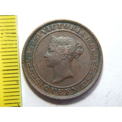 Ceylón 1 Cent 1870 XF č30843