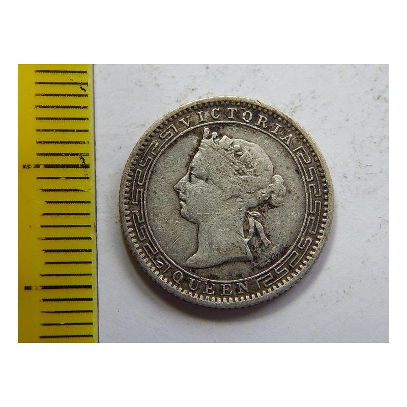 Ceylón 25 Cents 1899 RR Ag XF č35035 Ceylón 25 Cents 1899 RR Ag XF č35035
