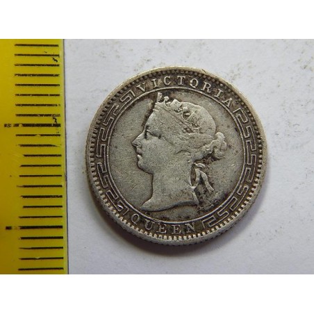 Ceylón 25 Cents 1899 RR Ag XF č35035
